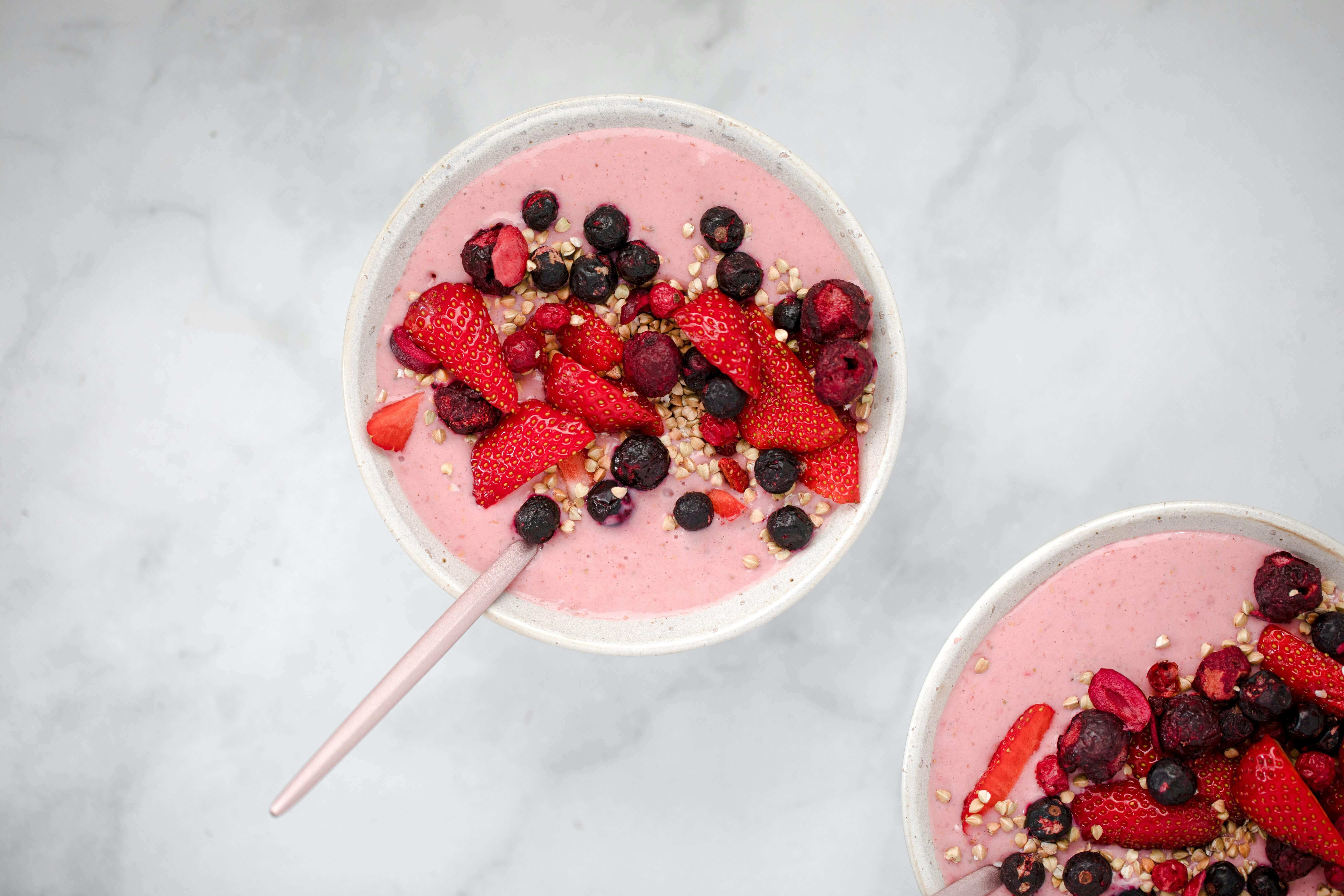 Banan bær smoothie